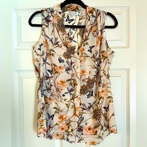 Size small sheet floral  blouse